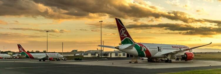 End in Nairobi Jomo Kenyatta International Airport